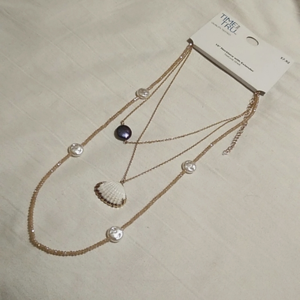 Time and true beach necklace